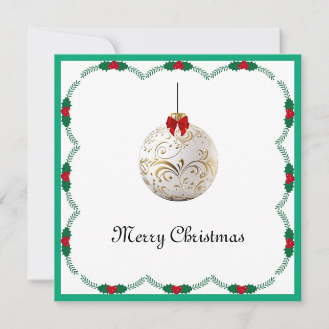Elegante Moda moderna colorida bola de navidad (Anverso)