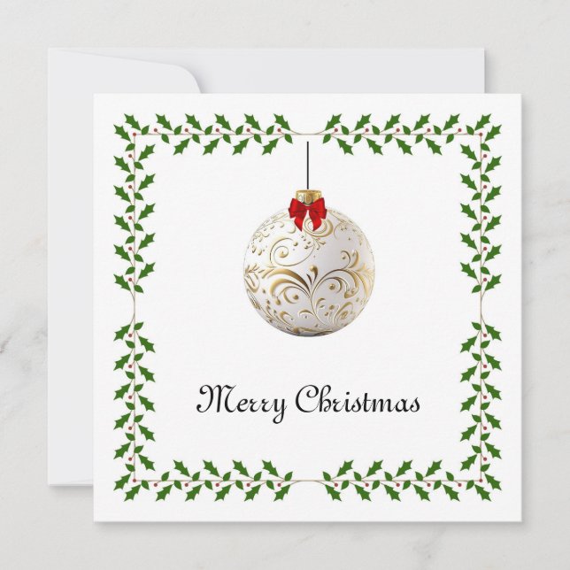 Elegante Moda moderna colorida bola de navidad (Anverso)