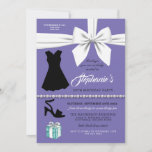 Elegante Moda Púrpura Tiffany Invitación de cumple<br><div class="desc">Esta invitación a la fiesta de cumpleaños de la temática morada de Tiffany es perfecta para la mujer, chica o adolescente que lo tiene todo. Utilice los productos de esta colección para la fiesta de cumpleaños, evento promocional, dulce dieciséis, aniversario, ducha de novia, desayuno en un elegante restaurante o cualquier...</div>