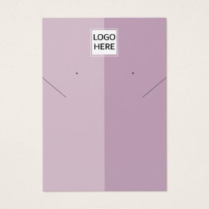Elegante moda simple tarjeta de visualización del