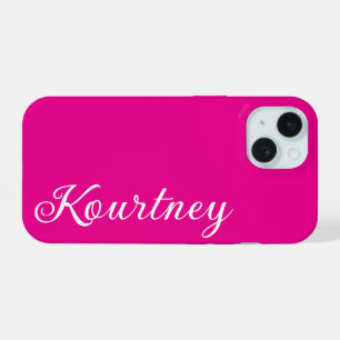 ELEGANTE MODERNO CON NOMBRE PERSONALIZADO ROSA CAL
