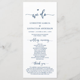 Elegante moderno, lo hacemos, programa de ceremoni