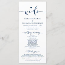 Elegante moderno, lo hacemos, programa de ceremoni