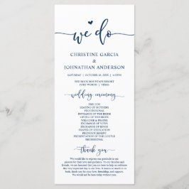 Elegante moderno, lo hacemos, programa de ceremoni