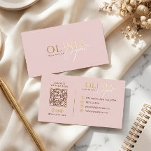 Elegante Moderno Minimalista Lujo Rosa Oro