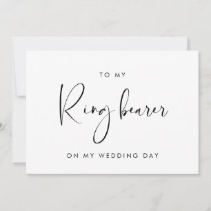 Elegante Moderno para mi tarjeta de día de boda de