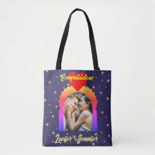 Elegante moderno regalo de bolsas de té con fotos