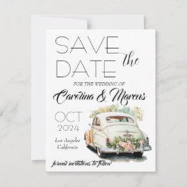 Elegante moderno salva la invitación a la boda de 