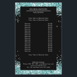 Elegante Moneda a ambos lados Volante<br><div class="desc">Un diseño elegante y refinado,  con una imagen digital de vidrio plateado-lilo. Nota: El proceso de producción no utiliza una película real,  sólo el color se imprime a fondo. Añada sus datos,  logotipo,  detalles de la empresa e imágenes en minutos.</div>