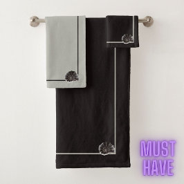 Elegante monocromo neutro de las conchas marinas