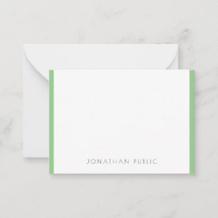 Elegante Monograma Moderno Plantilla simple