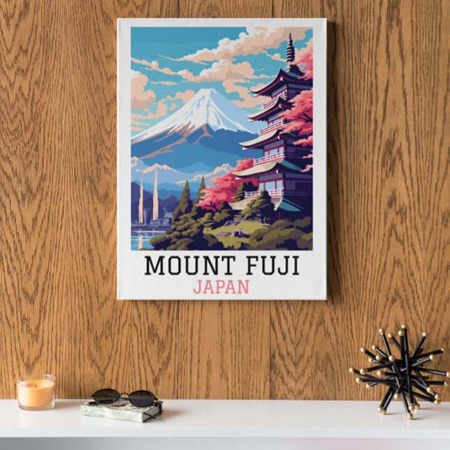 Elegante Monte Fuji Japón Viajes de arte (Elegant Mount Fuji Japan Travel Art Poster
)