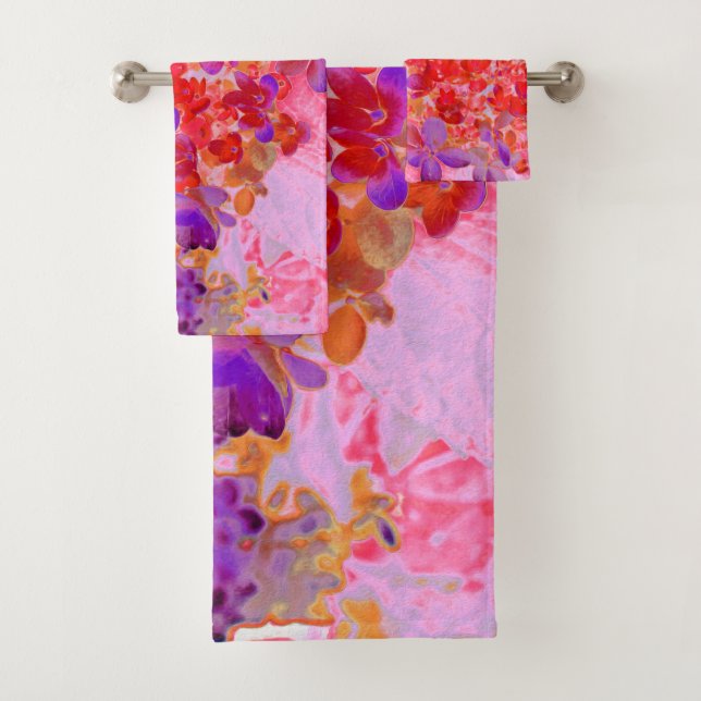 Elegante morado y Naranja Limelight Hydrangea (In situ)