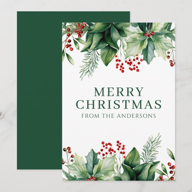 Elegante Navidad  (Anverso / Reverso)
