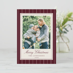 Elegante Navidad en Burgundy con Estilo Old Money