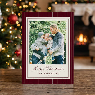 Elegante Navidad en Burgundy con Estilo Old Money