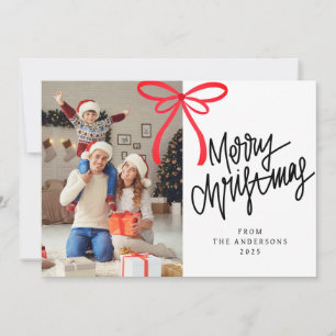 Elegante Navidad Minimalista   Foto de Familia Mod