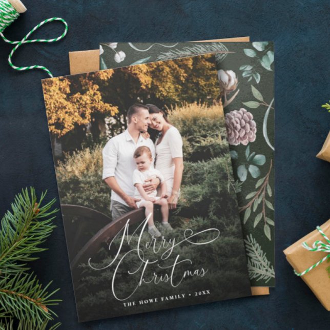 Elegante Navidad Moderno Foto Piña (Subido por el creador)