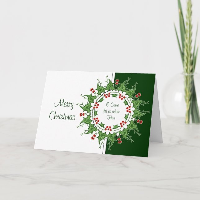 Elegante Navidad Venid, adoremosle (Anverso)