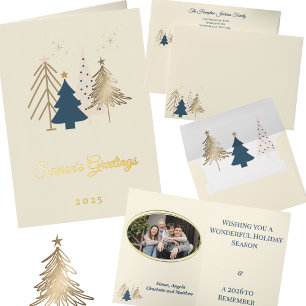 Elegante Navidades de árboles de vacaciones modern