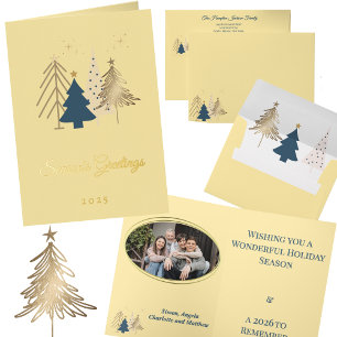 Elegante Navidades de árboles de vacaciones modern