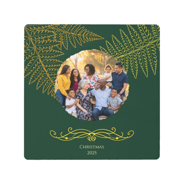 Elegante Navidades de Freno de Hoja de Oro Arte de (Anverso)