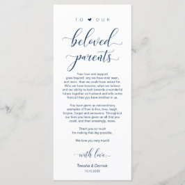 Elegante Navy Blue, Colocación de lugares Tarjeta 