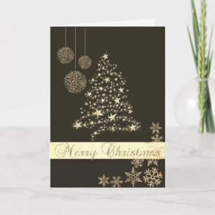 Elegante negro,árbol de Navidad de falso oro,Copos