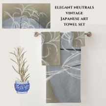 Elegante Neutrales Arte moderno Minimalista japoné
