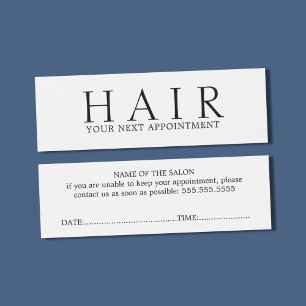 Elegante Nombramiento minimalista de pelo blanco n