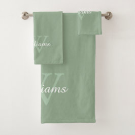 Elegante nombre con letra script monograma