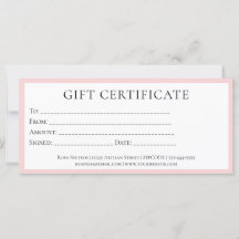 Elegante nombre de negocio Minimalista rosa Bonito