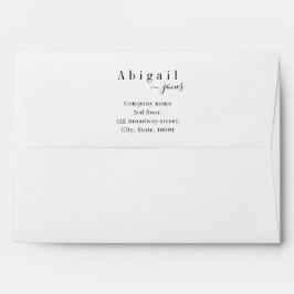 Elegante Nombre de Script Sobre Profesional Modern