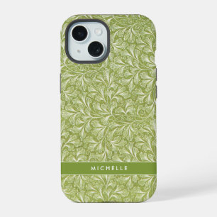 Elegante nombre personalizado Botánico Verde