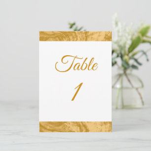 Elegante número de tabla de casamiento personaliza