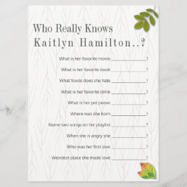 Elegante Oak Otoño Maravilloso Boda Minimalista