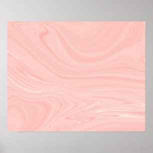 Elegante obra de arte de mármol líquido Naranja ab