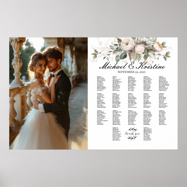 Elegante organigrama de los bodas fotográficos, 17 (Frente)