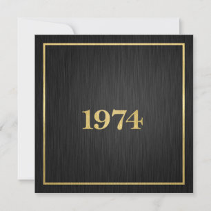 Elegante oro metálico 1974