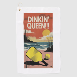 ¡¡¡Elegante Paddle DINKIN' QUEEN!!! Toalla deporti
