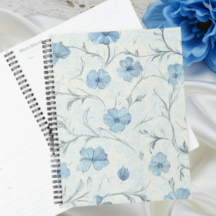 Elegante País Floral Azul Shabby Chic Organizador