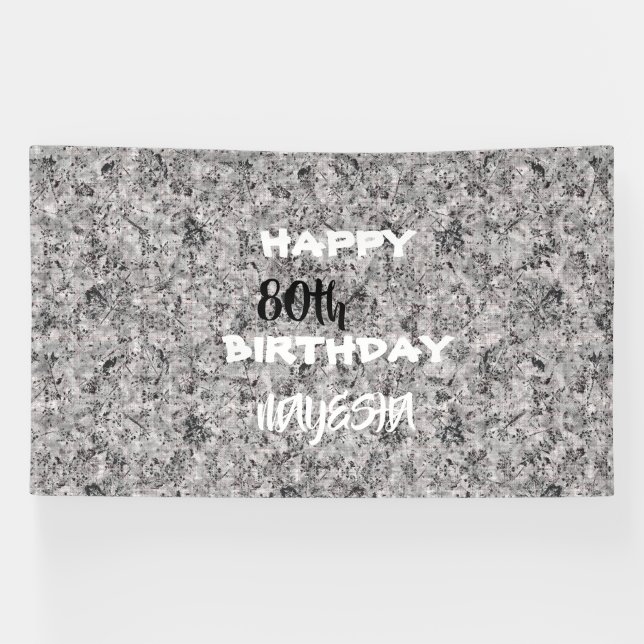 Elegante pancarta de aniversario  (Horizontal)