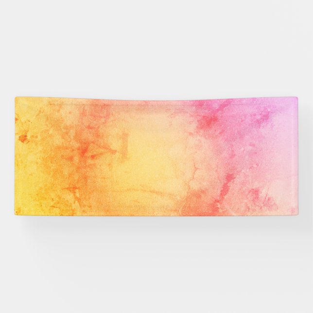 Elegante pancarta de gradiente de puesta de sol pe (Horizontal)