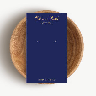 Elegante pantalla de borde azul de la marina