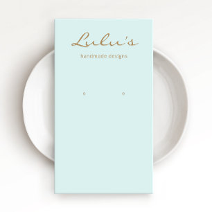 Elegante Pantalla De Conducción Turquesa Azul Senc