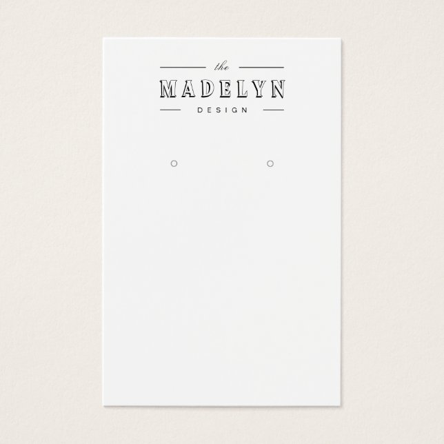 Elegante pantalla retro deco personalizado de joye (Anverso)