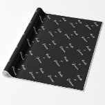 Elegante papel de envoltura de bodas para novios<br><div class="desc">Elegante papel de envoltura de bodas para novia y novio. Colores de fondo de personalizable y texto. Embalaje de regalo personalizado para pareja recién casada. Agregar nombres personalizados.</div>