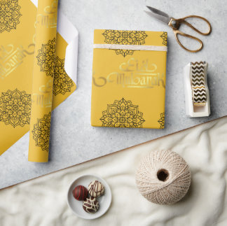 Elegante Papel de envolver de Eid_Mandala- Rollo d