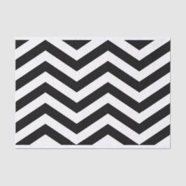 Elegante Papel de tejado de chevron blanco negro