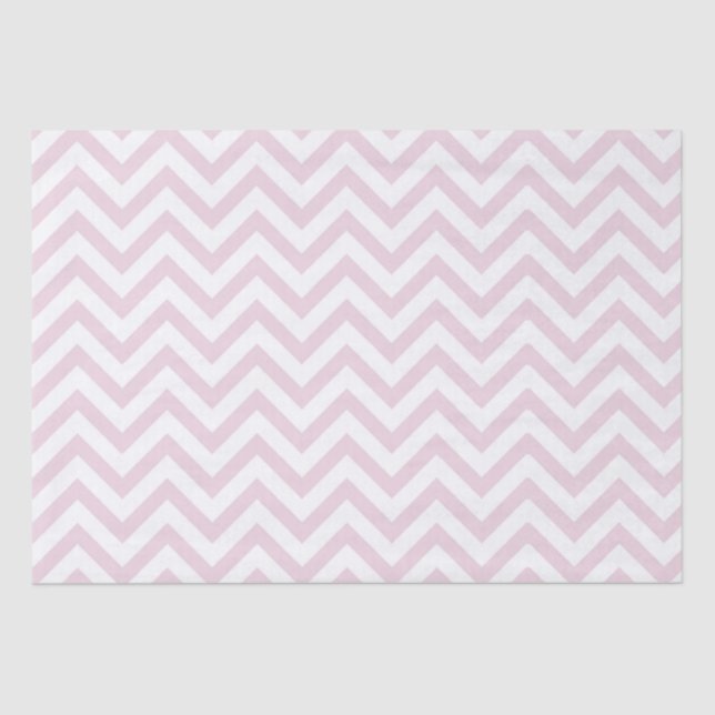 Elegante Papel De Tejido De Chevron Rosa (Anverso)